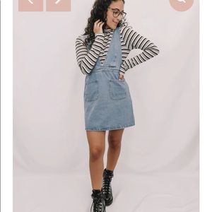 Denim mini dress